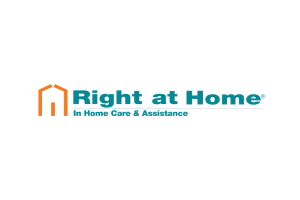 The logo of Right at Home, an LHP Skillnet Member Company booking our Courses for Home Care Providers.