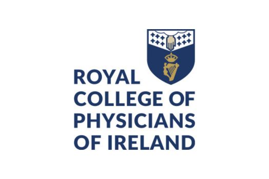 The logo of the Royal College of Physicians of Ireland.